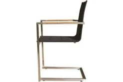 OUTFLEXX Esstischgarnitur, Edelstahl / FSC-Teak, Tisch 200 X 100 Cm, 6 Freischwinger Padded, Schwarz 17 OUTFLEXX Esstischgarnitur, Edelstahl / FSC-Teak, Tisch 200 X 100 Cm, 6 Freischwinger Padded, Schwarz -Kettler Verkaufsgeschäft 8 17300.jpg