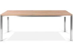 STERN Cardiff Esstischgruppe, Silber/silbergrau, Edelstahl/Teak, Tisch 200 X 100 Cm, 6 Stapel-, 2 Multipositionssessel -Kettler Verkaufsgeschäft 8 19777.jpg