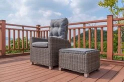 OUTFLEXX Dining Sessel, Grau, Polyrattan, 74 X 83 X 110 Cm, Stufenlos Verstellbar, Inkl. Hocker -Kettler Verkaufsgeschäft 8 20898.jpg