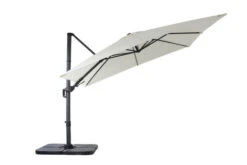 OUTFLEXX Ampelschirm, Creme, Pulverbesch. Aluminium, 300x300 Cm, Inkl. Plattenständer, Twist-Funktion -Kettler Verkaufsgeschäft 9 16108.jpg