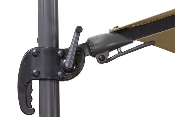 Schneider® SCHNEIDER Rhodos Eco Twist Ampelschirm, Taupe, Rund, Ø 300 Cm 9 Schneider® SCHNEIDER Rhodos Eco Twist Ampelschirm, Taupe, Rund, Ø 300 Cm – Bild 9