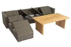 OUTFLEXX Loungegarnitur, Polyrattan/Teakholz, Tisch 160x90cm, Für 6 Personen, Wasserfeste Kissenbox -Kettler Verkaufsgeschäft 9 19394.jpg