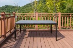 OUTFLEXX Dining Set, Braun Marmoriert, Polyrattan, Tisch 180x100cm, Spraystone, 6mm, 6 Sessel 28 OUTFLEXX Dining Set, Braun Marmoriert, Polyrattan, Tisch 180x100cm, Spraystone, 6mm, 6 Sessel -Kettler Verkaufsgeschäft 9 21232.jpg